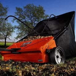 Agri-Fab 45-0492 44" SmartSWEEP Tow-Behind Sweeper -Lawn Mower Shop 45 0492 lifestyle