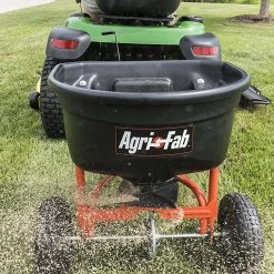 Agri-Fab AF45-0527 50kg Towed Broadcast Spreader -Lawn Mower Shop 45 0527 lifestyle spreading