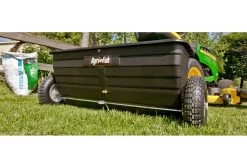 Agri-Fab 45-0288 79kg Towed Drop Spreader -Lawn Mower Shop agri fab 45 0288 tow drop spreader lifestyle
