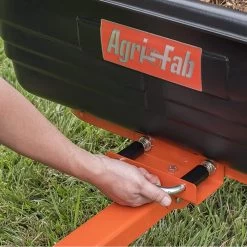 Agri-Fab 45-0552 317kg / 700lb Poly Tipping/Swivel Trailer -Lawn Mower Shop agri fab 45 0552 lifestyle