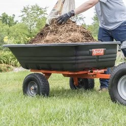 Agri-Fab 45-0552 317kg / 700lb Poly Tipping/Swivel Trailer -Lawn Mower Shop agri fab 45 0552 trailer capacity