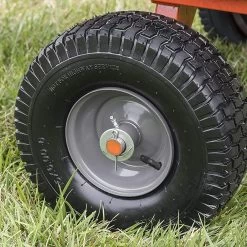 Agri-Fab 45-0552 317kg / 700lb Poly Tipping/Swivel Trailer -Lawn Mower Shop agri fab 45 0552 wheel