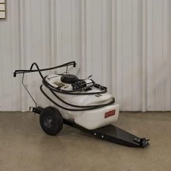 Agri-Fab 45-0588 Tow-Behind 95 Litre / 25 Gallon "Pro" Sprayer Spray Width 90" -Lawn Mower Shop agri fab 45 0588 sprayer garage