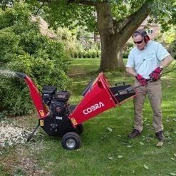 Cobra CHIP650L 3" Petrol Wood Chipper (Recoil Start) -Lawn Mower Shop cobra chip650 lifestyle martin fish 1