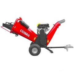 Cobra CHIP700L 4" Towable Petrol Wood Chipper (Recoil Start) -Lawn Mower Shop cobra chip700l towed chipper side