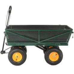 Cobra GCT300MP 300kg Push/Tow Tipping Hand Cart -Lawn Mower Shop cobra gct300mp cart side 2