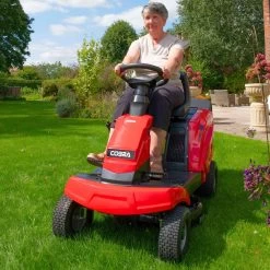 Cobra LT62HRL 24" Hydrostatic Rear Collect Ride-On Lawn Mower -Lawn Mower Shop colt62hrl lifestyle 1