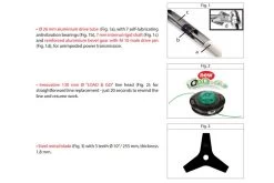 Oleo-Mac Brush Cutter Attachment (26mm Split Shaft) -Lawn Mower Shop efco brushcutter attachment features
