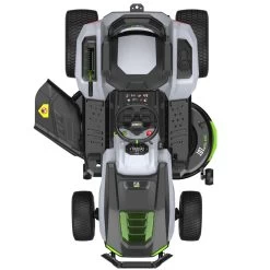 EGO Power+ T6 TR4201E 107cm 56V Battery-Powered Side Discharge Lawn Tractor -Lawn Mower Shop ego tr4201e lawn tractor overhead