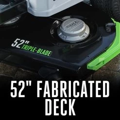 EGO Power+ Z6 ZT5201E-L 132cm 56V Battery-Powered Zero-Turn Ride-On Mower (Bundle Builder) -Lawn Mower Shop ego z6 52in feature 4 1