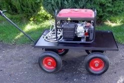 SCH FBT2 48" Long Four Wheel Flat Bed Trailer -Lawn Mower Shop fbt 2