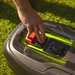 GreenWorks Optimow® 7 Robotic Lawn Mower -Lawn Mower Shop greenworks optimow4 battery 2 1