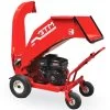 GTM Professional GTS1300 12cm V5 4-Wheel Wood Chipper (Recoil Start) -Lawn Mower Shop gtm gts1300 4 wheel