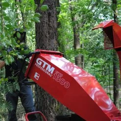 GTM Professional GTS1300 12cm V5 4-Wheel Wood Chipper (Recoil Start) -Lawn Mower Shop gtm gts1300 chipper lifestyle 2