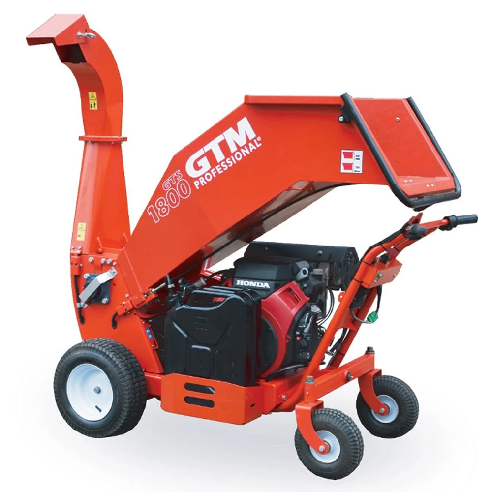 GTM Professional GTS1800WD Wheel Driven 12cm Wood Chipper 3 GTM Professional GTS1800WD Wheel Driven 12cm Wood Chipper
