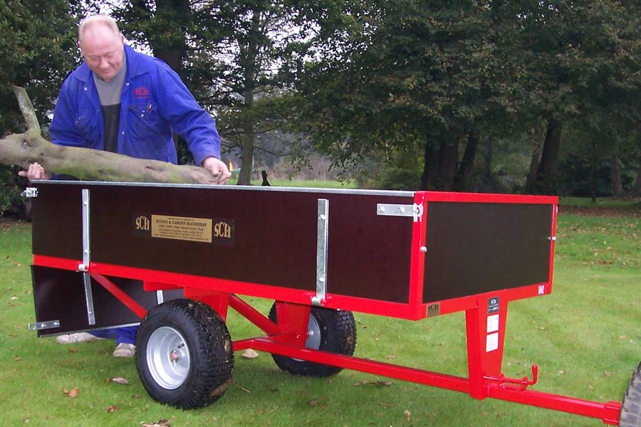 SCH GWTS15 760kg Two-Wheel Timber Tipping Trailer 4 SCH GWTS15 760kg Two-Wheel Timber Tipping Trailer - Image 2
