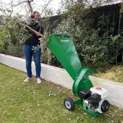 Hansa C5 6cm Petrol Garden Chipper -Lawn Mower Shop hansa c5 chipper lifestyle