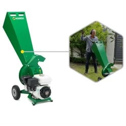 Hansa C5 6cm Petrol Garden Chipper -Lawn Mower Shop hansa c5 self feeding