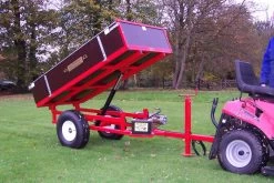 SCH HTRLE 1000kg Two-Wheel Hydraulic Tipping Trailer - Electric Tip, Single Acting Ram -Lawn Mower Shop htrl e