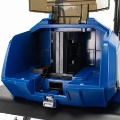 Hyundai HY2198 2 X 20V MAX (40V) Cordless Tiller (with 2 X 4Ah Batteries & Twin Charger) (Bundle Builder) -Lawn Mower Shop hyundai hy2198 tiller battery compartment open 1