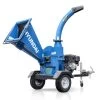 Hyundai HYCH15100TE 11cm Towable Petrol Wood Chipper (Electric Start) -Lawn Mower Shop hyundai hych15100te wood chipper