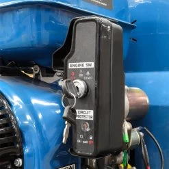 Hyundai HYCH15100TE 11cm Towable Petrol Wood Chipper (Electric Start) -Lawn Mower Shop hyundai hych15100te wood chipper electric start