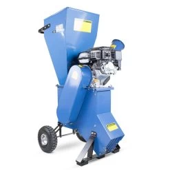 Hyundai HYCH700 7.6cm Petrol Wood Chipper Shredder -Lawn Mower Shop hyundai hych700 chipper side 2