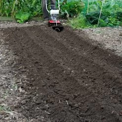 Mantis 3333 Tiller Plough Attachment -Lawn Mower Shop mantis 3333 plough attachment lifestyle 4