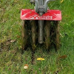 Mantis 4222 Tiller Lawn Aerator Attachment -Lawn Mower Shop mantis 4222 aerator attachment lifestyle 1
