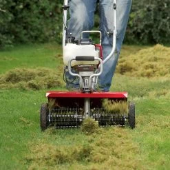 Mantis 5222 Tiller Lawn Dethatcher Attachment -Lawn Mower Shop mantis 5222 dethatcher attachment lifestyle 3