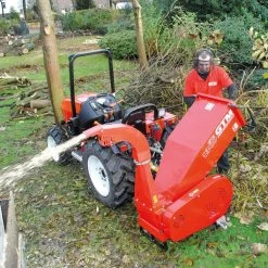 GTM Professional GTS1300 12cm PTO Wood Chipper -Lawn Mower Shop msgts1300p lifestyle