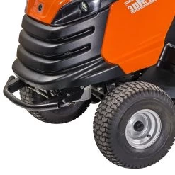 Oleo-Mac OM 107 L/24 KH 107cm Hydrostatic Side Discharge Lawn Tractor -Lawn Mower Shop om107 24kh front wheels