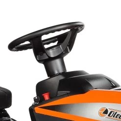 Oleo-Mac OM 84/14.5 KH Hydrostatic Rear Collect Lawn Tractor -Lawn Mower Shop om84 14.5kh steering