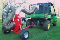 SCH PSU Professional Leaf Suction Unit With GWTS15 Trailer -Lawn Mower Shop psu towing vehicle 1