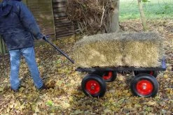 SCH FBT2 48" Long Four Wheel Flat Bed Trailer -Lawn Mower Shop sch fbt2