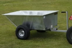 SCH GDTT/GALV 500kg Galvanised Tipping Dump Trailer With Wide Profile Wheels