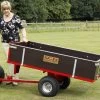 SCH GWTS10 500kg Two-Wheel Timber Tipping Trailer -Lawn Mower Shop sch gwts10