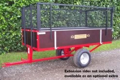 SCH GWTS15 760kg Two-Wheel Timber Tipping Trailer 12 SCH GWTS15 760kg Two-Wheel Timber Tipping Trailer -Lawn Mower Shop sch gwts15 extension sides 2