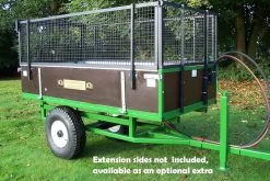 SCH HTRL2 1000kg Two-Wheel Hydraulic Tipping Trailer - Double Acting Ram