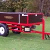SCH HTRLE 1000kg Two-Wheel Hydraulic Tipping Trailer - Electric Tip, Single Acting Ram -Lawn Mower Shop sch htrle red