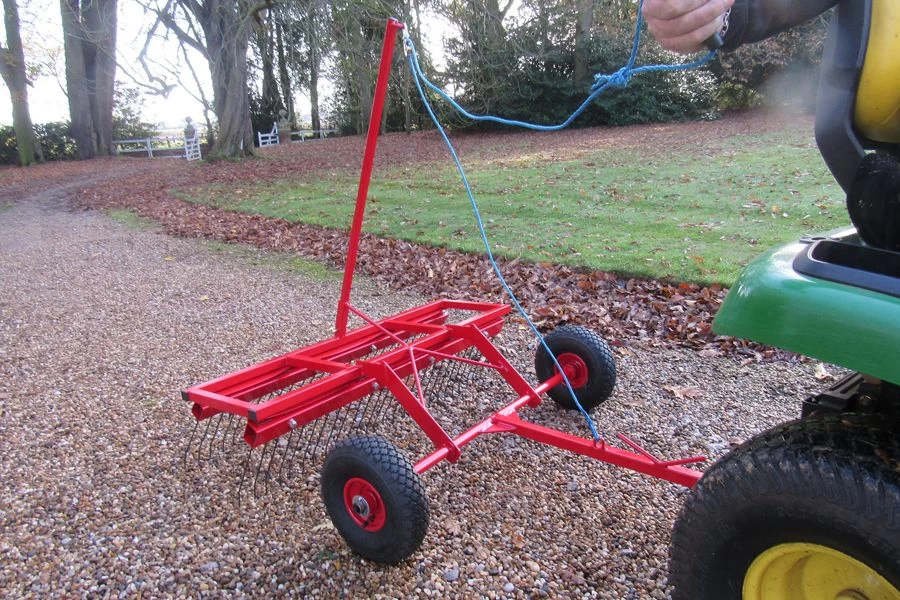 SCH PSR Towed Pea Shingle / Gravel Rake 3 SCH PSR Towed Pea Shingle / Gravel Rake