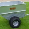 SCH QDGT 500kg Large Capacity Galvanised Tipping Trailer With Flotation Wheels -Lawn Mower Shop sch qdgt