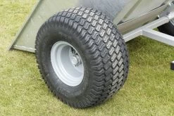 SCH QDGT 500kg Large Capacity Galvanised Tipping Trailer With Flotation Wheels -Lawn Mower Shop sch qdgt wheel
