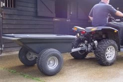 SCH QPTP 500kg Plastic Bodied Tipping Trailer With Wide Profile Wheels -Lawn Mower Shop sch qtpt quad