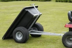 SCH QPTP 500kg Plastic Bodied Tipping Trailer With Wide Profile Wheels -Lawn Mower Shop sch qtpt tipping