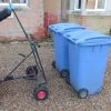 SCH WBTM Dual Bin Trailer -Lawn Mower Shop sch wheelie bin trailer