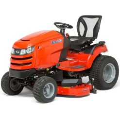 Simplicity Broadmoor SYT410 122cm/48" Hydrostatic Side Discharge Lawn Tractor -Lawn Mower Shop simplicity broadmoor syt410 lawn tractor front angle 1