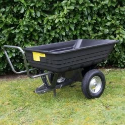 The Handy THTPDC 295kg Towed/Push Poly Dump Cart -Lawn Mower Shop the handy thtpdc cart lifestyle