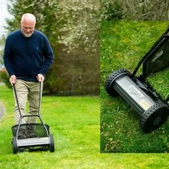 The Handy THHM Push Lawn Mower -Lawn Mower Shop thhm lifestyle 3