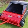 SCH TS98 36" Tow-Behind Sweeper With Rigid Plastic Hopper -Lawn Mower Shop ts98